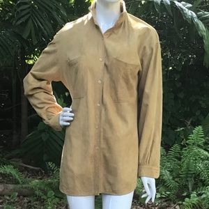 Vintage suede shirt